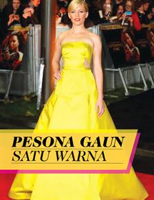 Trend Alerts: Pesona Gaun Satu Warna