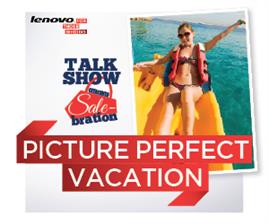 Talk show Picture Perfect Vacation with CC & Lenovo