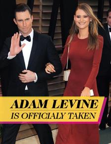 Adam Levine Is Officialy Taken