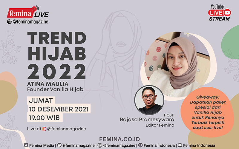 IG Live Femina bersama Vanilla Hijab
